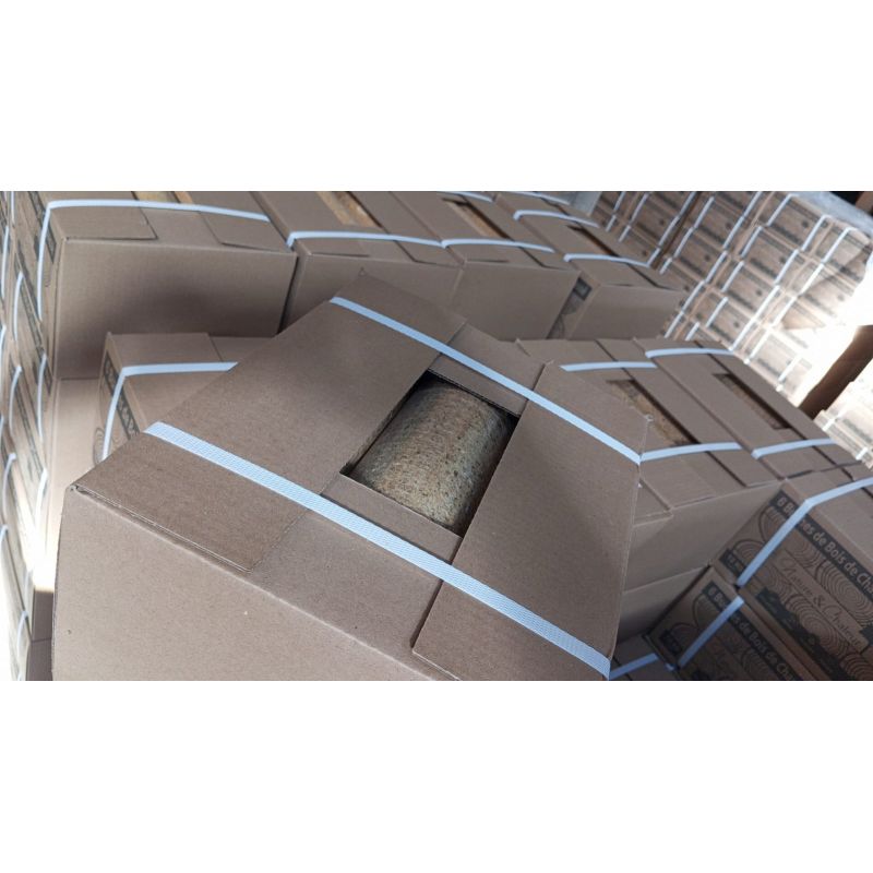 Bois Densifié Confort - 80 cartons de 6 bûches - Palette environ 960kgs