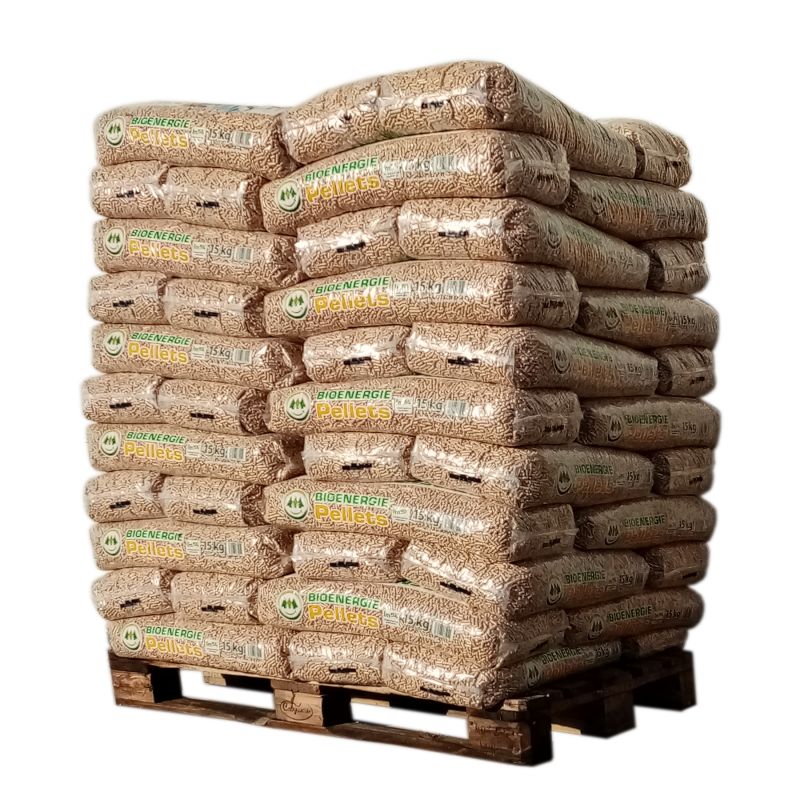 Pellet Bio Energie - Palette de 66 sacs de 15 kg²