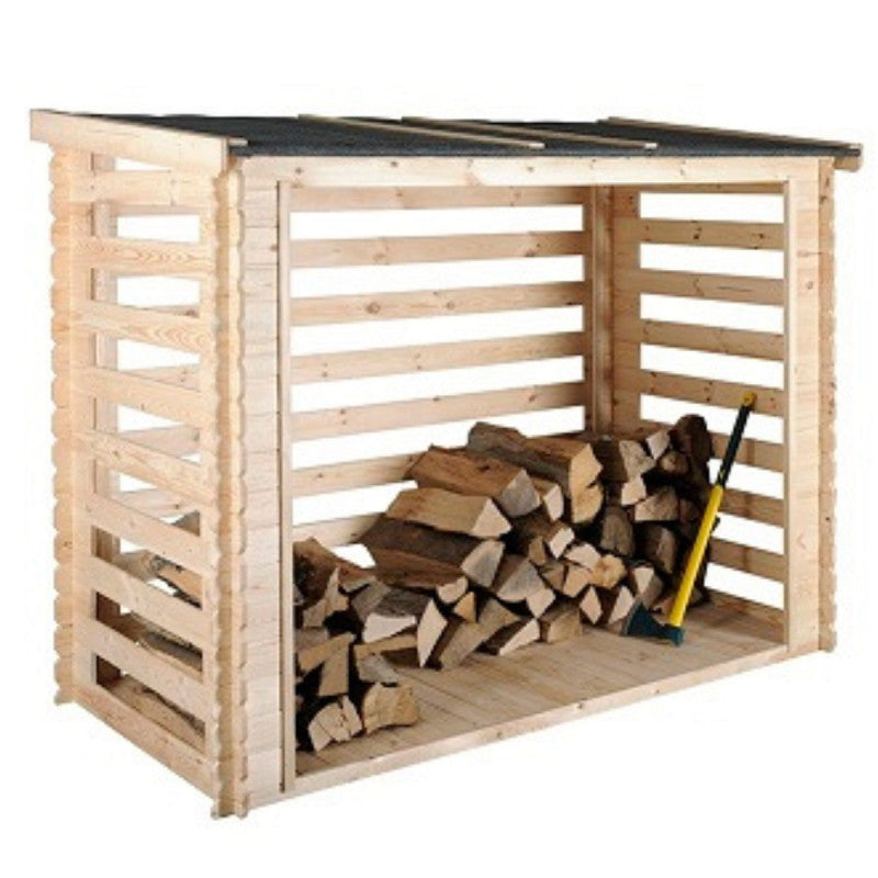 Abri bûches 2,84m² en bois traité Côme - Cerland
