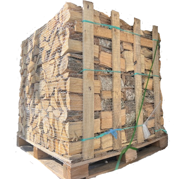Bois de chauffage 25 cm bois durs secs palette 2 st